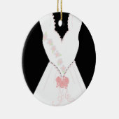 Elegant Bridal Gown Keramisch Ornament (Rechts)