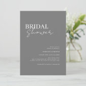 Elegant Bridal Shower Invision with Foto Lijst Kaart (Staand voorkant)