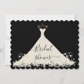 Elegant Bridal Shower Invitation Kaart (Voorkant)