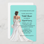 Elegant Bridal Shower Invitation Kaart (Voorkant / Achterkant)