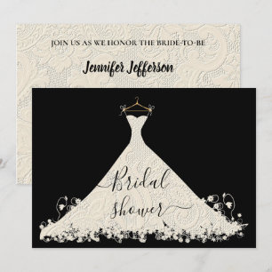 Elegant Bridal Shower Invitation Kaart