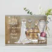ELEGANT BRIDAL SHOWER INVITATION KAART (Staand voorkant)