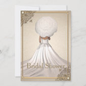 Elegant Bridal Shower Invitation Kaart (Voorkant)