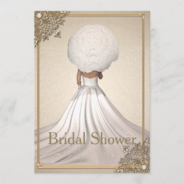 Elegant Bridal Shower Invitation Kaart