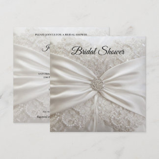 Elegant Bridal Shower Invitation Kaart