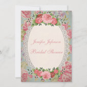 Elegant Bridal Shower Invitation Kaart (Voorkant)