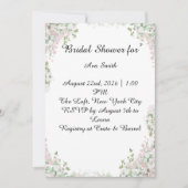 Elegant Bridal Shower Invitation Kaart (Voorkant)