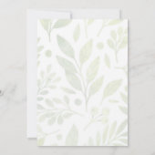 Elegant Bridal Shower Invitation Kaart (Achterkant)