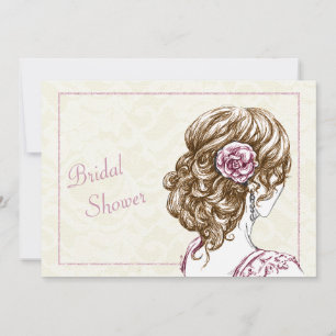 Elegant Bridal Shower Invitation Kaart