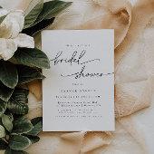 Elegant Bridal Shower Invitation Kaart