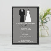 Elegant Bridal Shower Invitation Kaart (Staand voorkant)