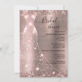 Elegant Bridal Shower Invitation Kaart (Voorkant)