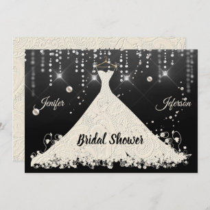 Elegant Bridal Shower Invitation Kaart