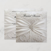 Elegant Bridal Shower Invitation Kaart (Voorkant / Achterkant)