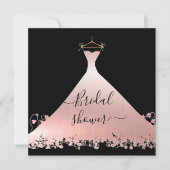 Elegant Bridal Shower Invitation Kaart (Voorkant)