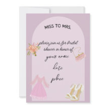 Elegant Bridal Shower Invitation