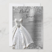 Elegant Bridal Shower Invitation Kaart (Voorkant)