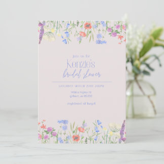 Elegant Bridal Shower Invitation Kaart