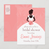 Elegant Bridal Shower Invitation Uitnodiging Briefkaart (Voorkant / Achterkant)