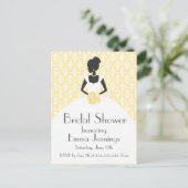 Elegant Bridal Shower Invitation Uitnodiging Briefkaart (Staand voorkant)