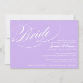 Elegant Bridal Shower Invitations Kaart (Voorkant)