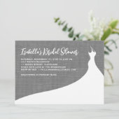 Elegant Bridal Shower Kaart (Staand voorkant)