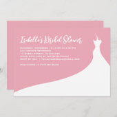 Elegant Bridal Shower Kaart (Voorkant / Achterkant)