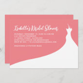 Elegant Bridal Shower Kaart (Voorkant / Achterkant)