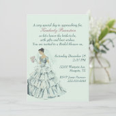 Elegant Bride Bridal Shower Kaart (Staand voorkant)