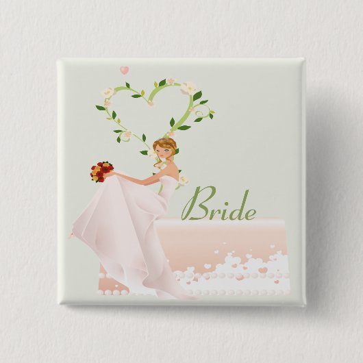 Elegant Bride Button (Voorkant)