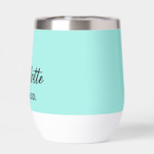 Elegant Bride & Co. Bruidsfeest Teal (Achterkant)