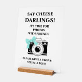 Elegant Bride & Co. Bruidsfeest Teal Acryl Bord (Hoek)