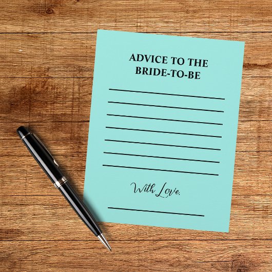 Elegant Bride & Co. Bruidsfeest Teal Flyer