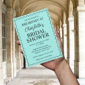 Elegant Bride & Co. Bruidsfeest Teal Kaart