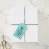 Elegant Bride & Co. Bruidsjurk Thee Teal Cadeaulabel (Met Touw)