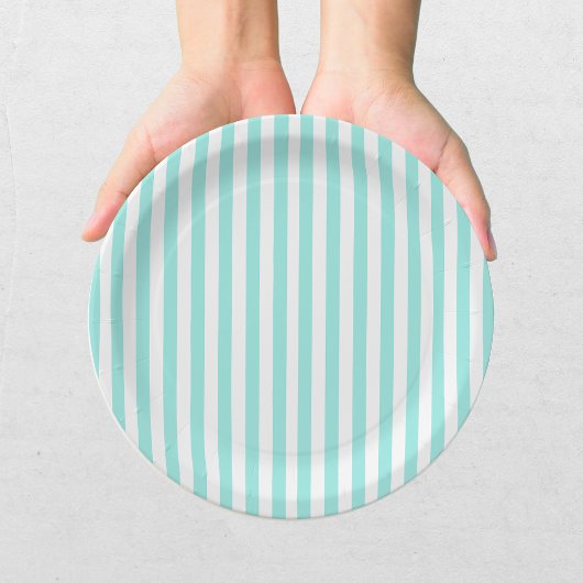 Elegant Bride & Co. Bruiloftsshower Teal Papieren Bordje