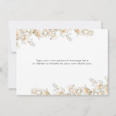 Elegant Bride Gown Dress Gold Floral Vrijgezellenf (Achterkant)