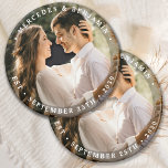 Elegant Bride Groom Modern Foto Name Date Weddensc Button Flesopener<br><div class="desc">Voeg de afsluitende aanraking aan uw bruiloft toe met deze moderne en eenvoudige aangepaste fotoflesopeners. Perfect als bruiloft voor al je gasten. Pas deze trouwflessenopener aan met uw favoriete foto van het verloving, pasfoto's en personaliseer met naam en datum. Bekijk ons trouwende collectie voor huwelijksgunsten, pasgetrouwde cadeautjes en gewoon gehuwde...</div>