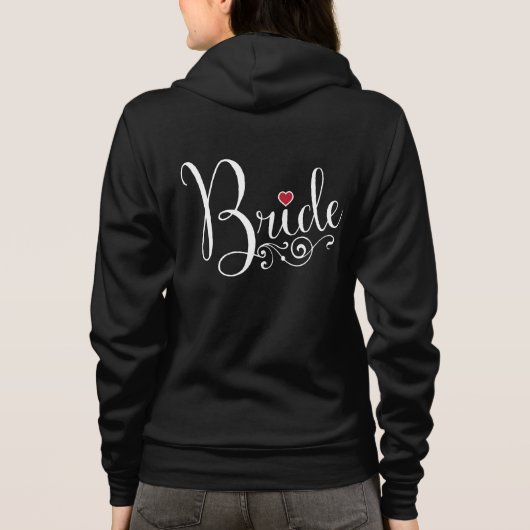 Elegant Bride Hoodie (Achterkant)