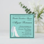 Elegant Bride komt hier voor de Bride Shower Party (Staand voorkant)