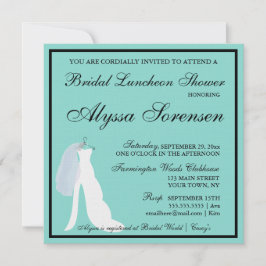 Elegant Bride komt hier voor de Bride Shower Party