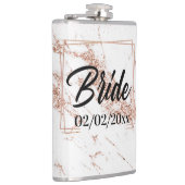 Elegant Bride: Roos Gold Celebration Heupfles (Rechts)