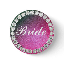 Elegant Bride roze glitter