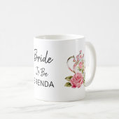 Elegant Bride to Be Tea Party Vrijgezellenfeest De Koffiemok (Voorkant rechts)