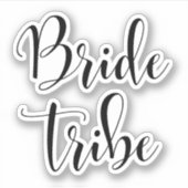 Elegant Bride tribe Sticker (Voorkant)