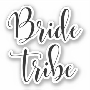 Elegant Bride tribe Sticker