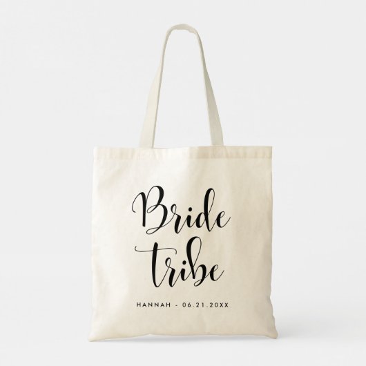 Elegant Bride tribe Tote Bag (Achterkant)