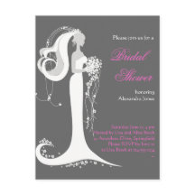 Elegant Bride Vrijgezellenfeest Party Invitation 4