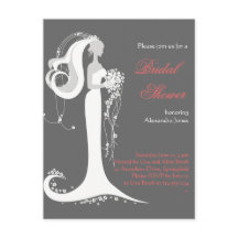 Elegant Bride Vrijgezellenfeest Party Invitation 6