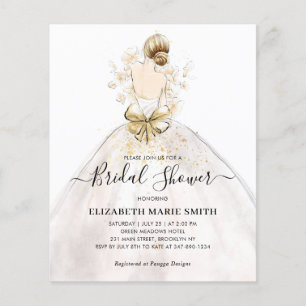 Elegant Bride Wedding Gown Dress Vrijgezellenfeest